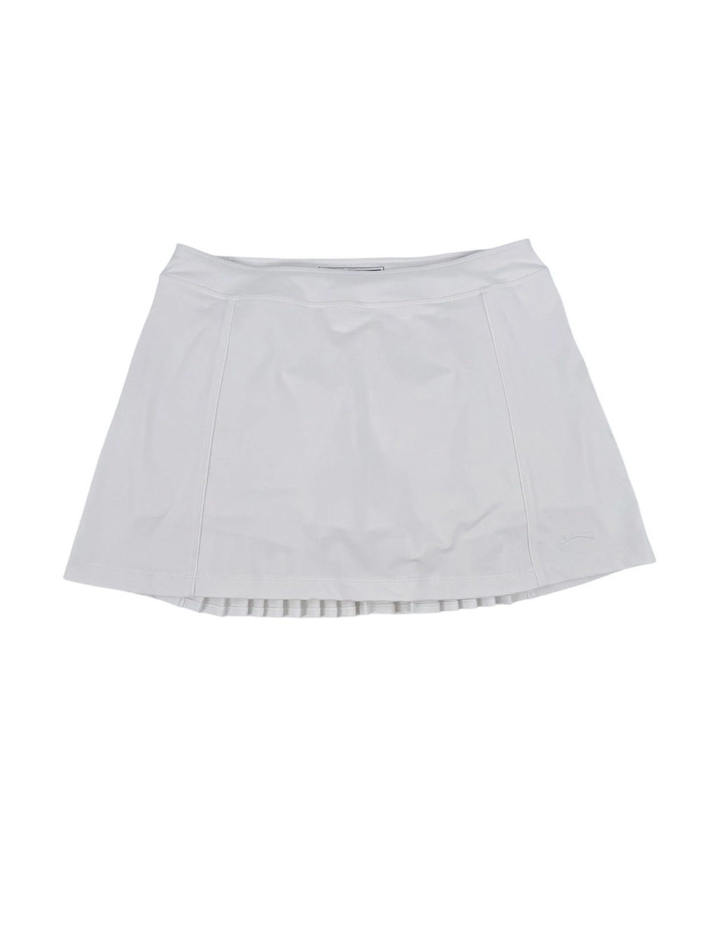 Slazenger Golf Skort Womens Size Large White Pleated Stretch Lined Skirt